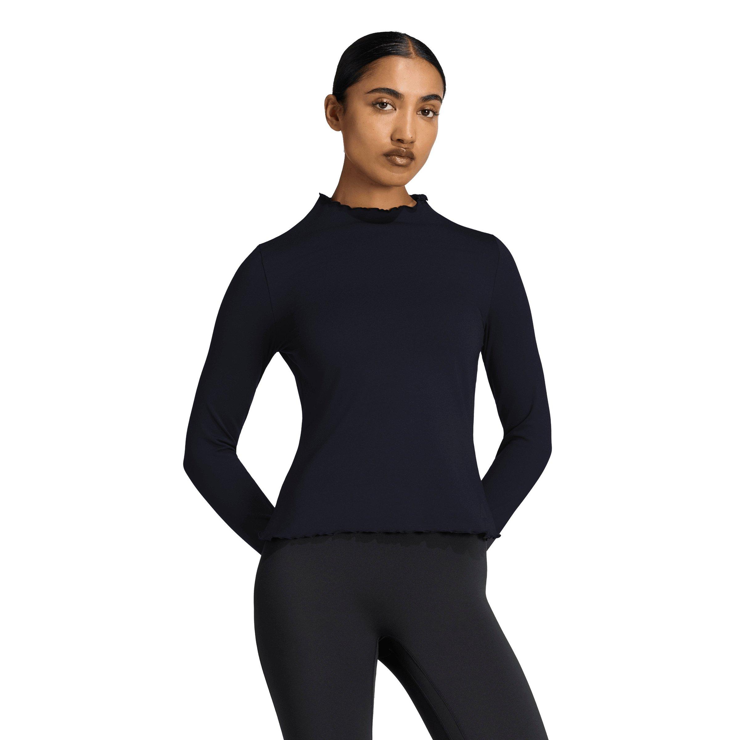 adidas Women's All Me Winterized Long Sleeve T-Shirt - Black - BLACK